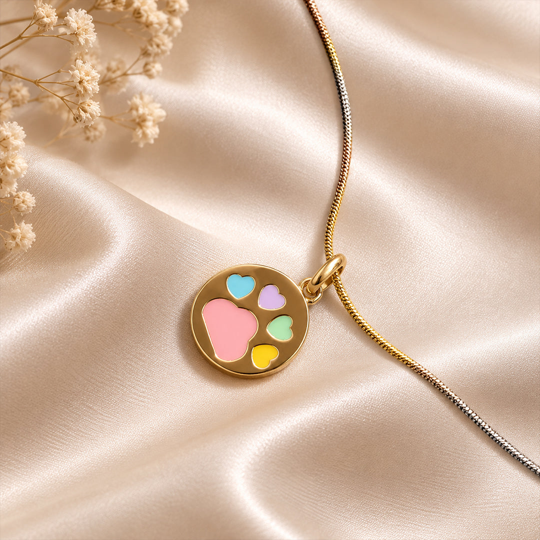 Paw Earrings & Pendant Set Taravya