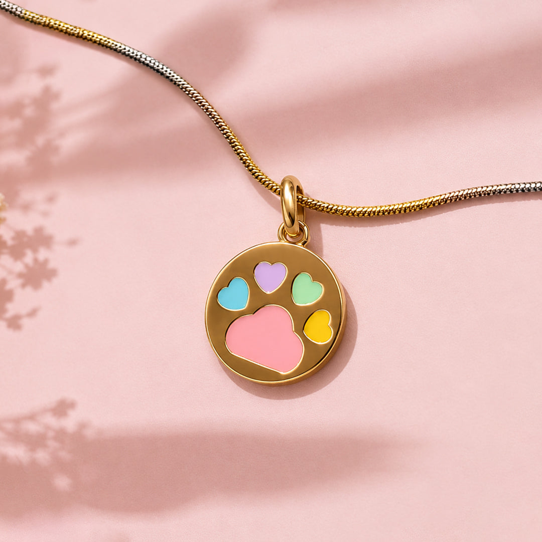 Paw Earrings & Pendant Set