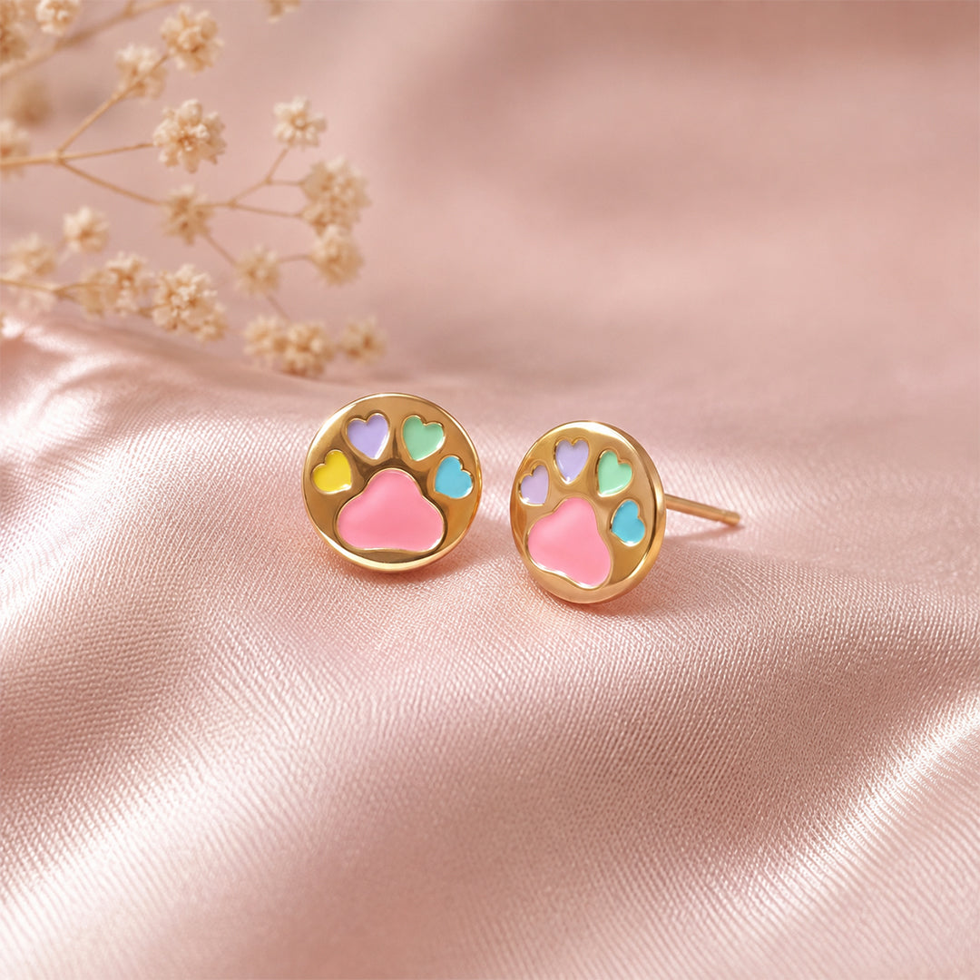 Paw Earrings & Pendant Set Taravya