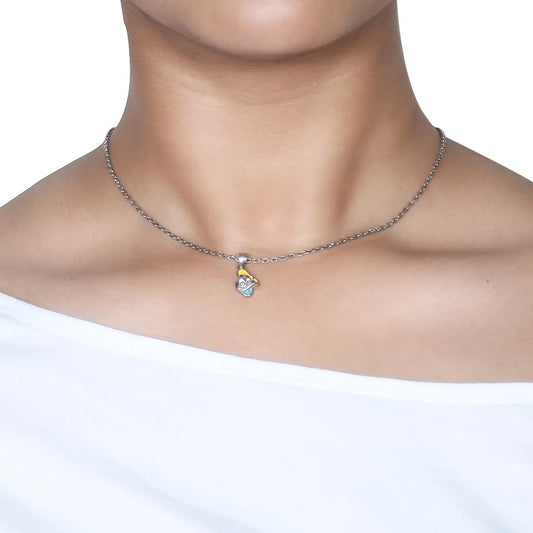 Donald Duck Pendant Pure 925 Silver