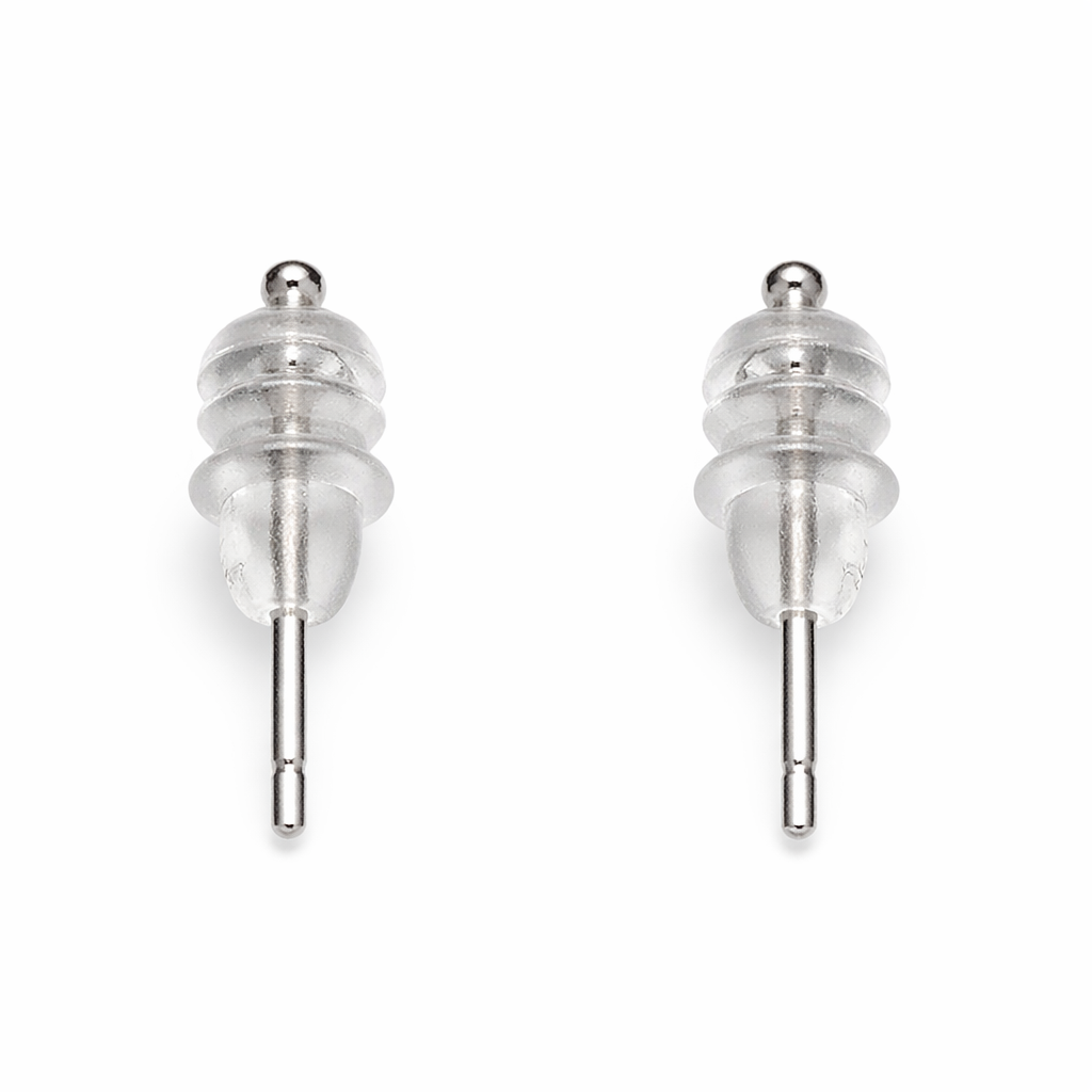 Peach Glow Mini Stud Earrings