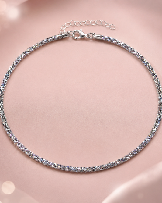 Shimmer 925 Silver Anklet (Single) Taravya