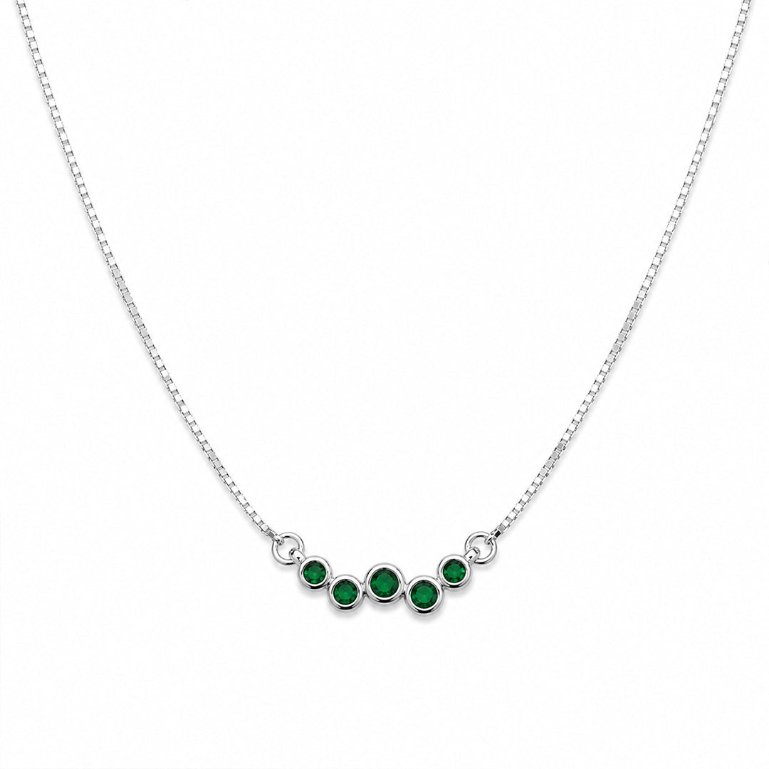 Emerald Curve Necklace