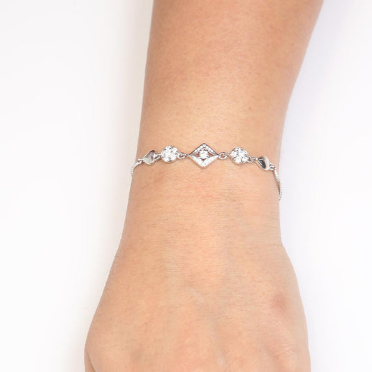 Endless Bond Adjustable Bracelet Pure 925 Silver