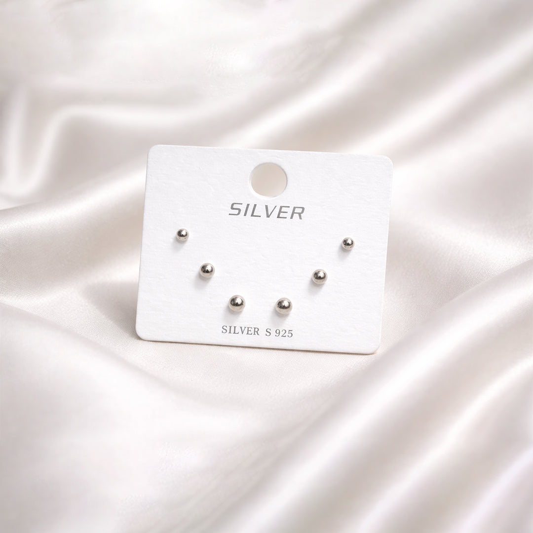 Everyday Silver Stud Set