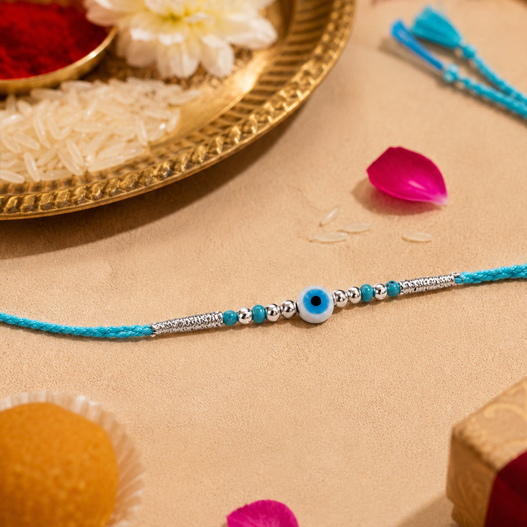 Blue Evil Eye Rakhi