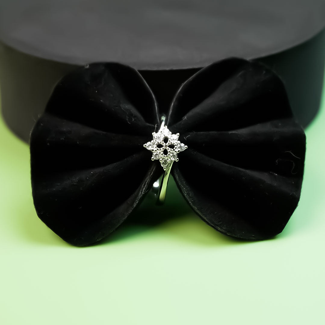 Floral Bloom Adjustable Ring