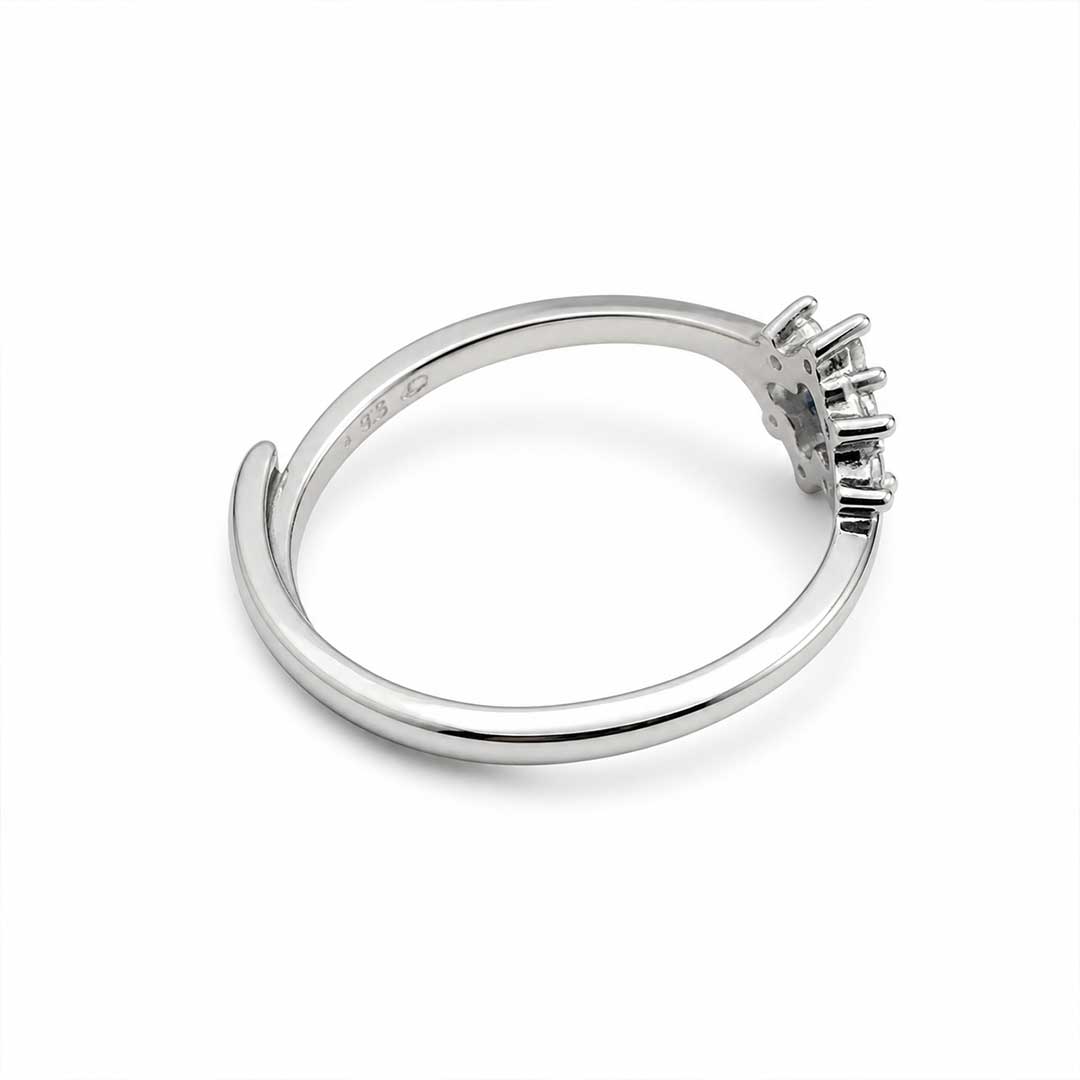 Floral Bloom Adjustable Ring