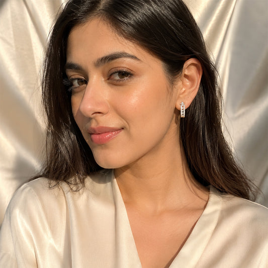 Gulnaar Silver Earrings