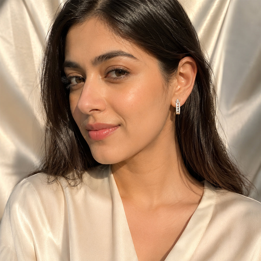 Gulnaar Silver Earrings