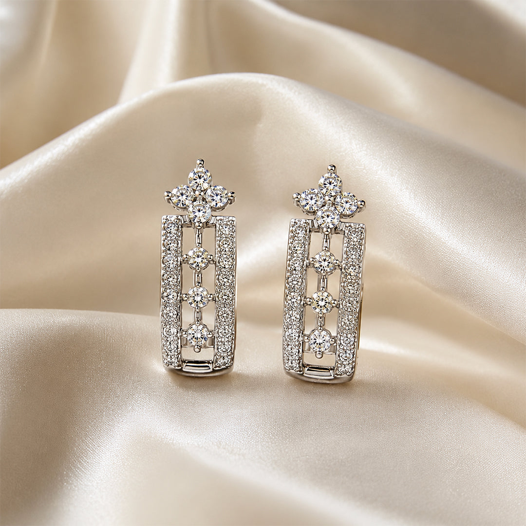 Gulnaar Silver Earrings