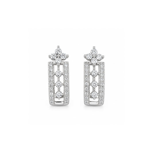 Gulnaar Silver Earrings