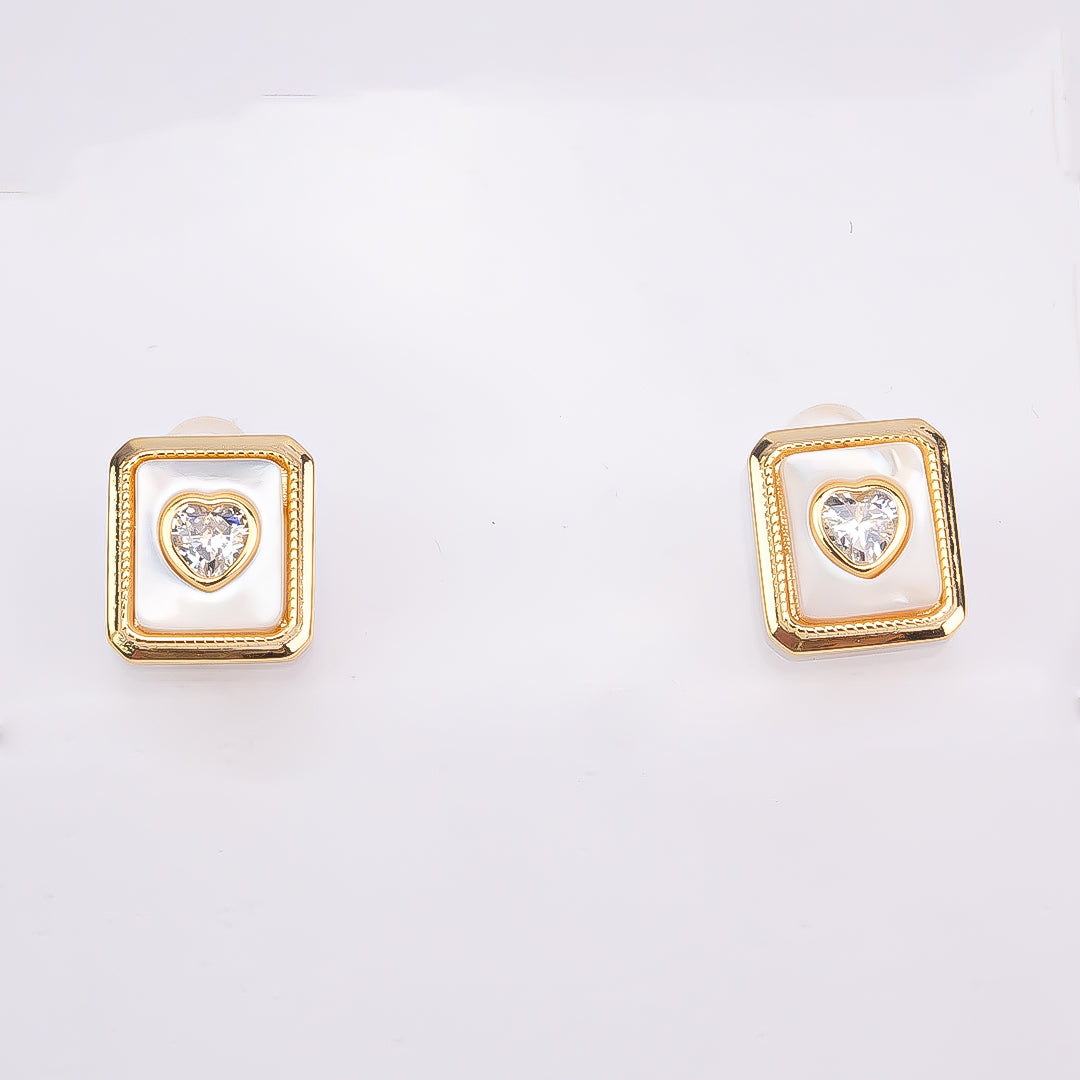 Heart Drop Necklace Set