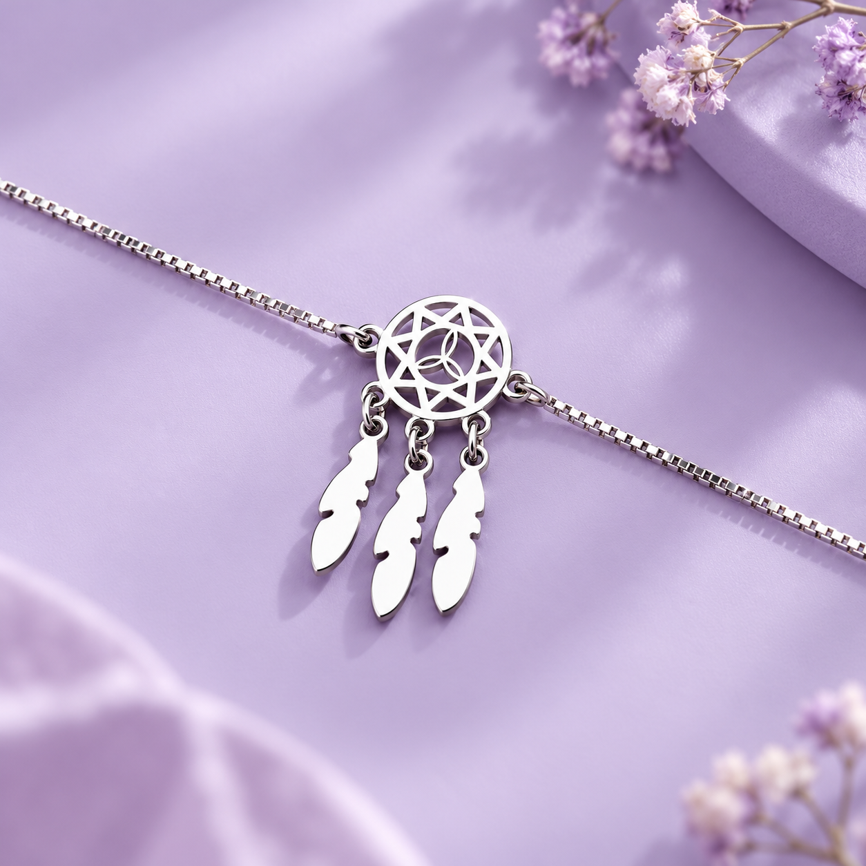 Dreamcatcher 925 Silver Bracelet
