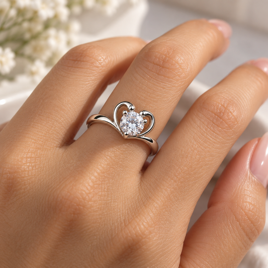 Love 925 Silver Ring Taravya