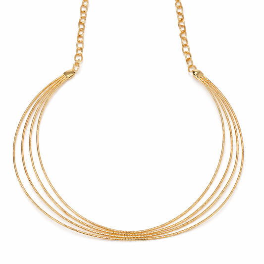 Aurelia Gold-Plated 925 Silver Hasli Necklace