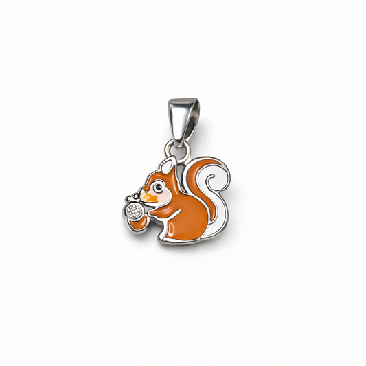 Squirrel Charm Pendant