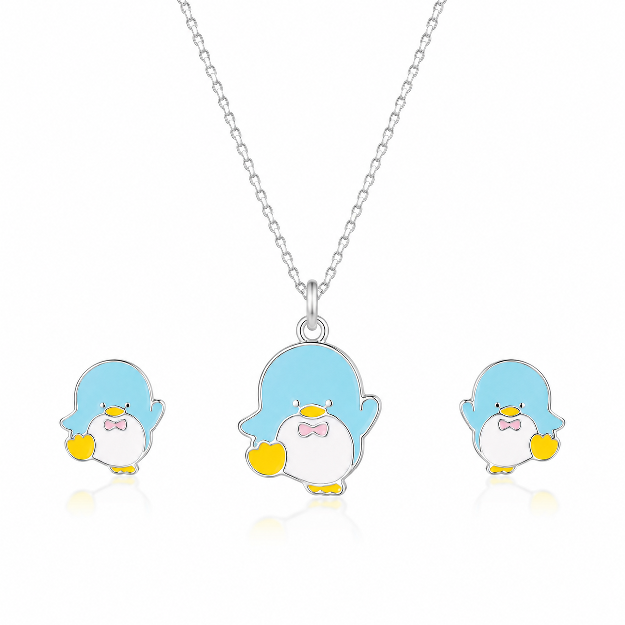 Product Name:
Kids Blue Penguin Enamel Earrings & Pendant Set (Pendant Only) – 925 Sterling Silver