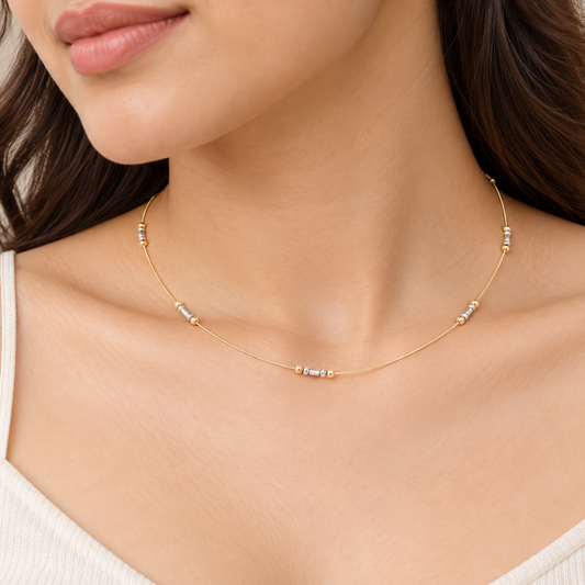 Silver Italian Duo Matar Chain Taravya