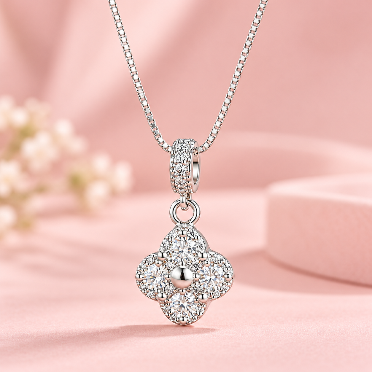 The Empress Clover Pendant&Chain