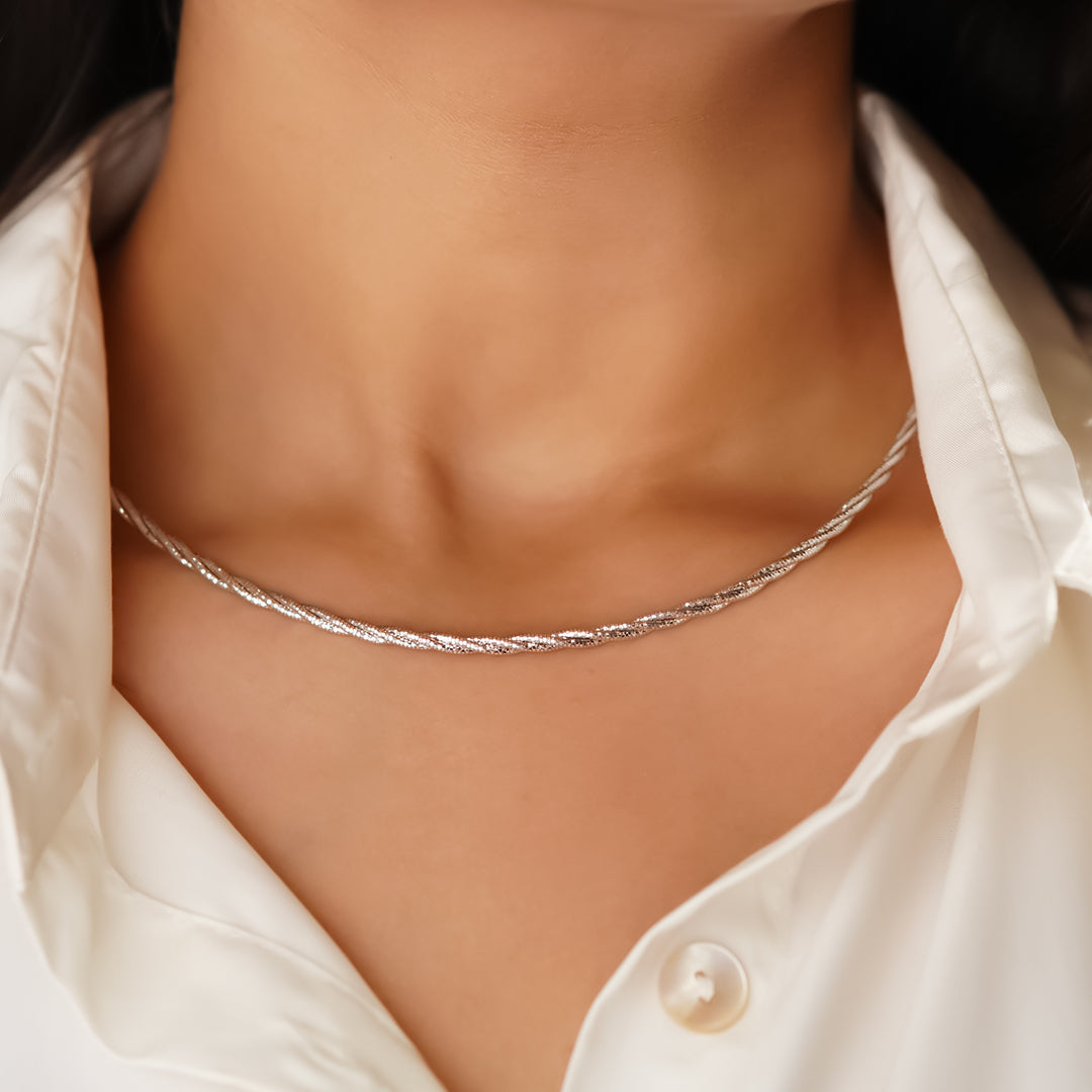 Silver Italian Wire Chain — Pure 925 Sterling Silver