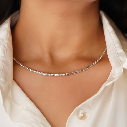 Silver Italian Wire Chain — Pure 925 Sterling Silver