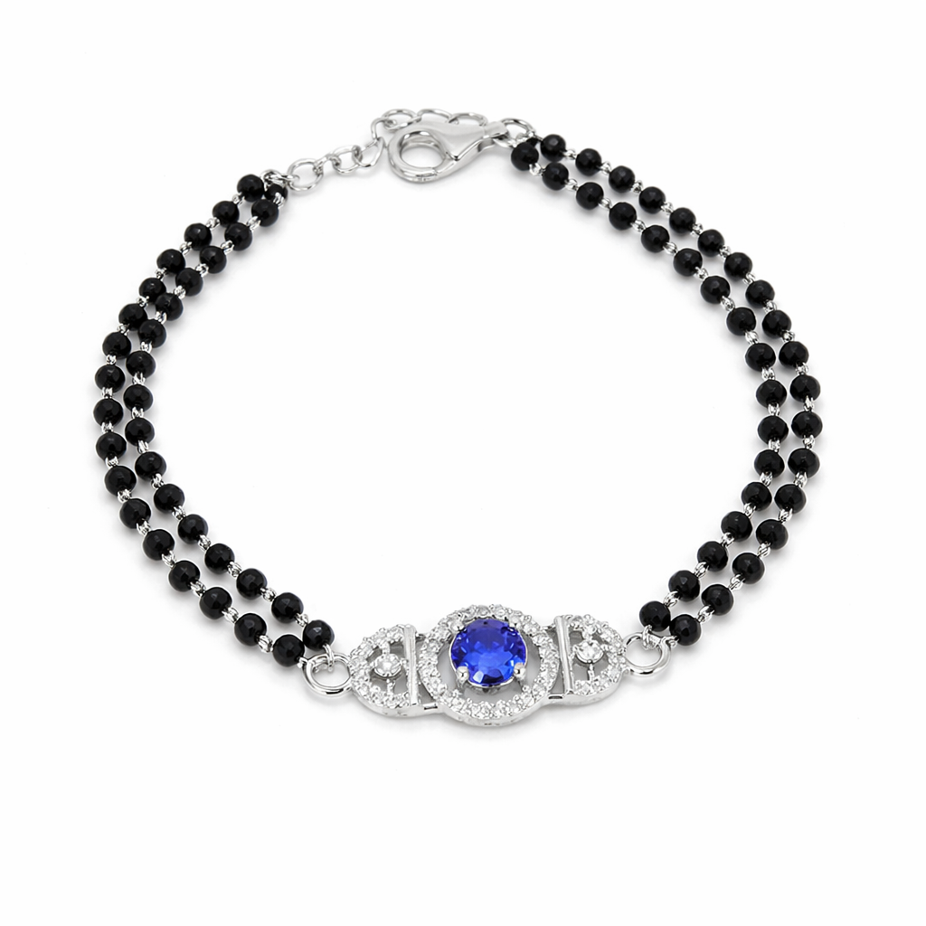 Divine 925 Sterling Silver Mangalsutra Bracelet