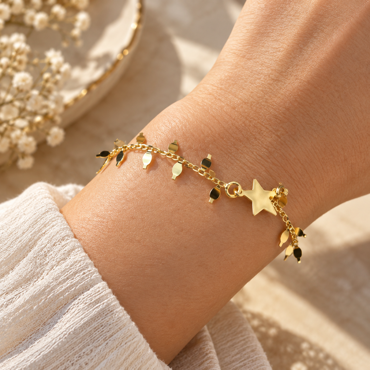 Starry Charm Bracelet