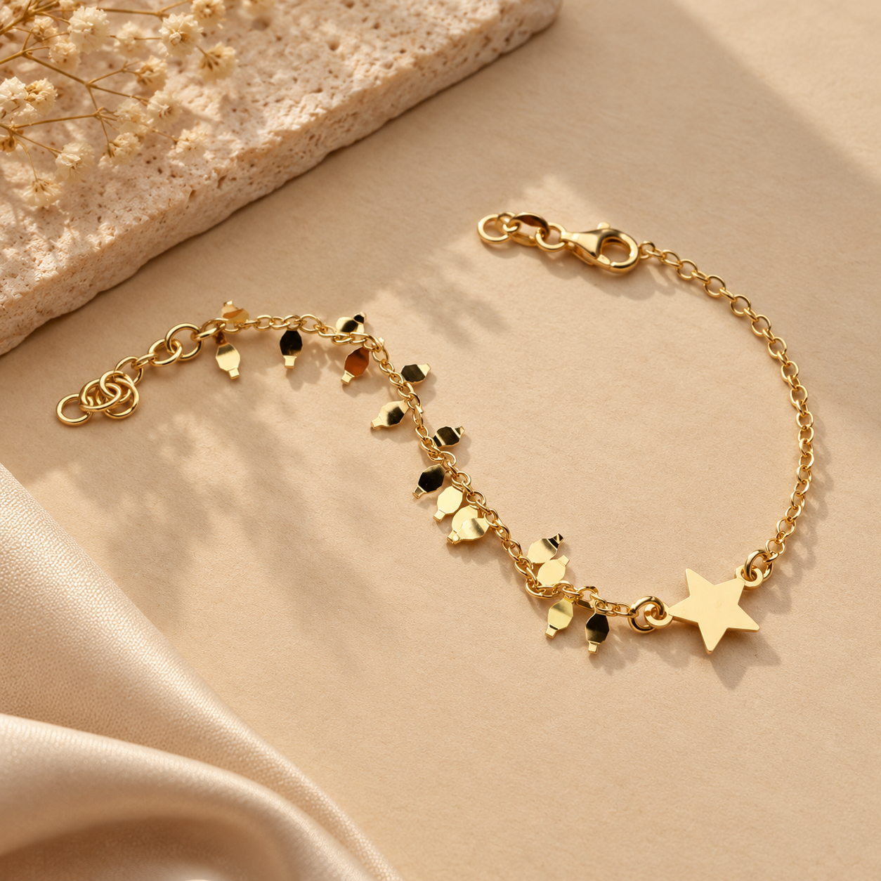 Starry Charm Bracelet