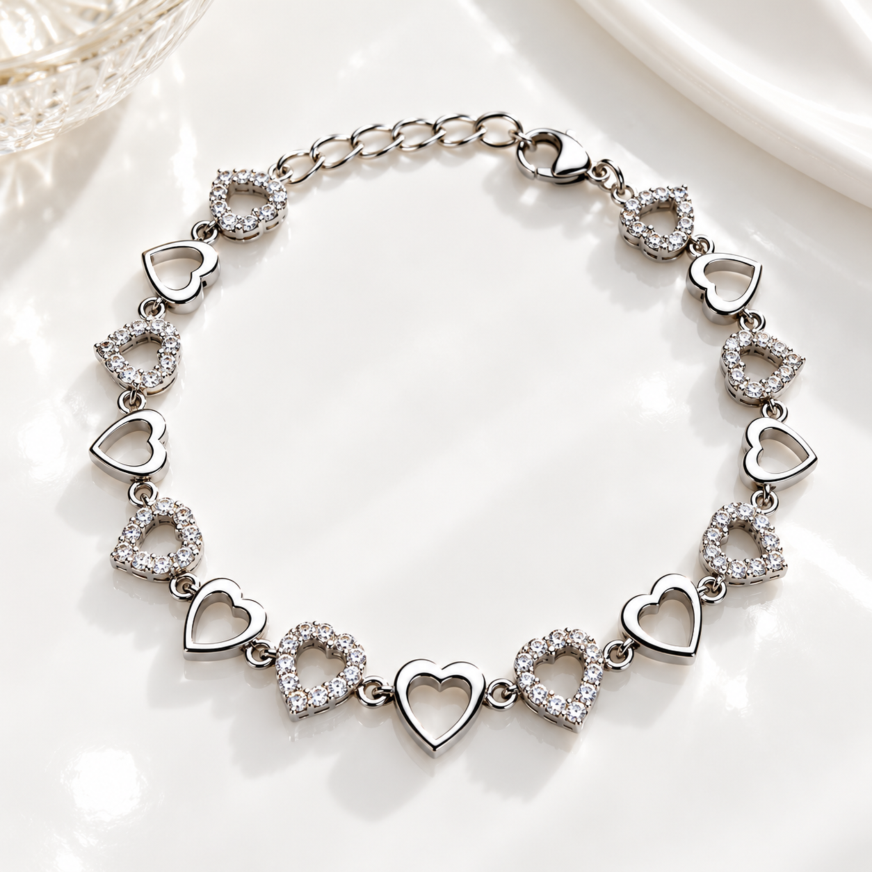Love Link Heart Bracelet