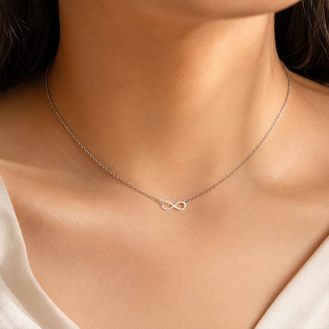 Infinity Silver Necklace
