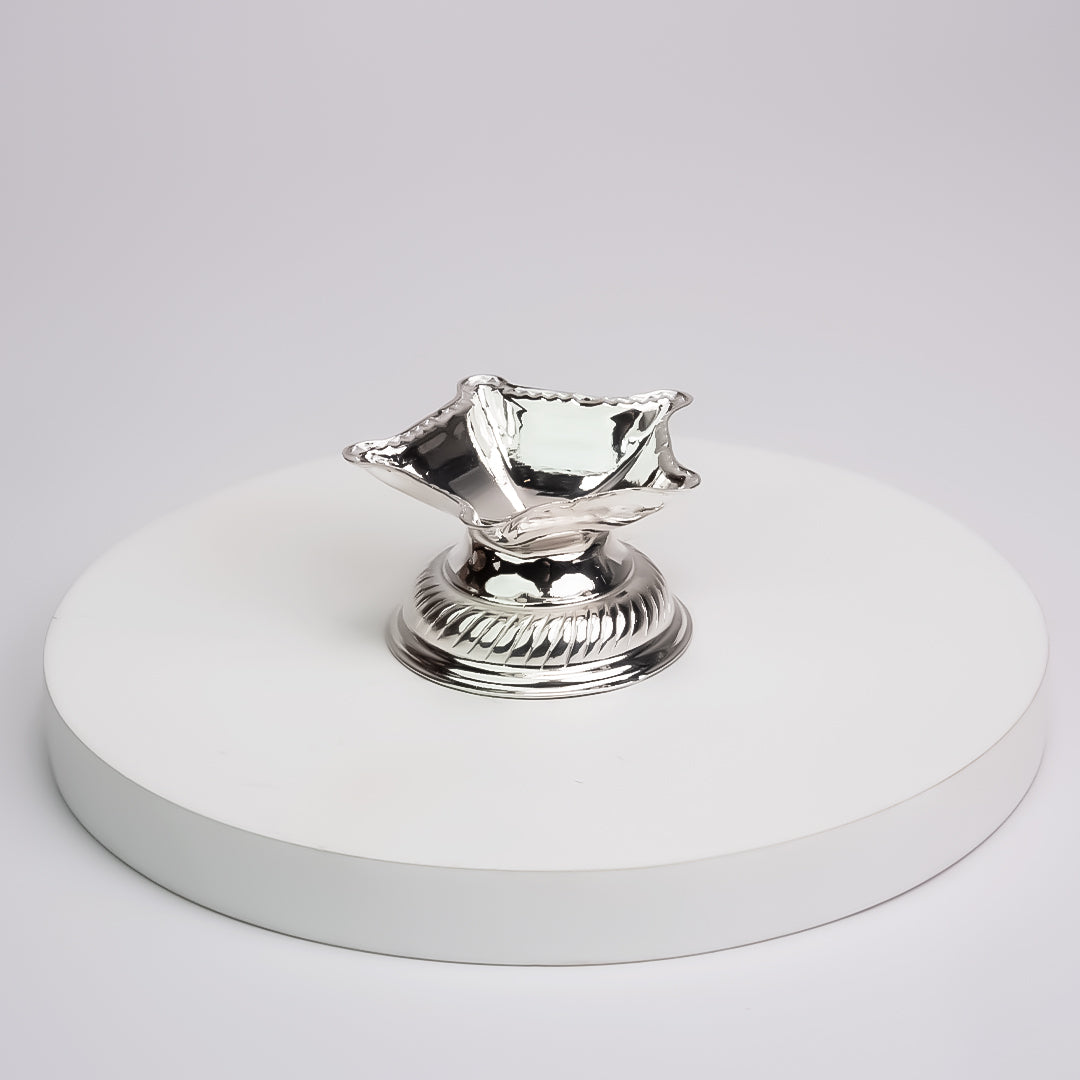925 Silver Traditional Puja Diya
