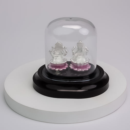 Pure Silver 999 Lakshmi Ganesh Ji Idols (7.91 gm)