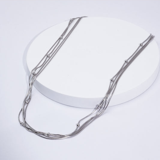 Italian Four Layer Chain Pure 925 Silver