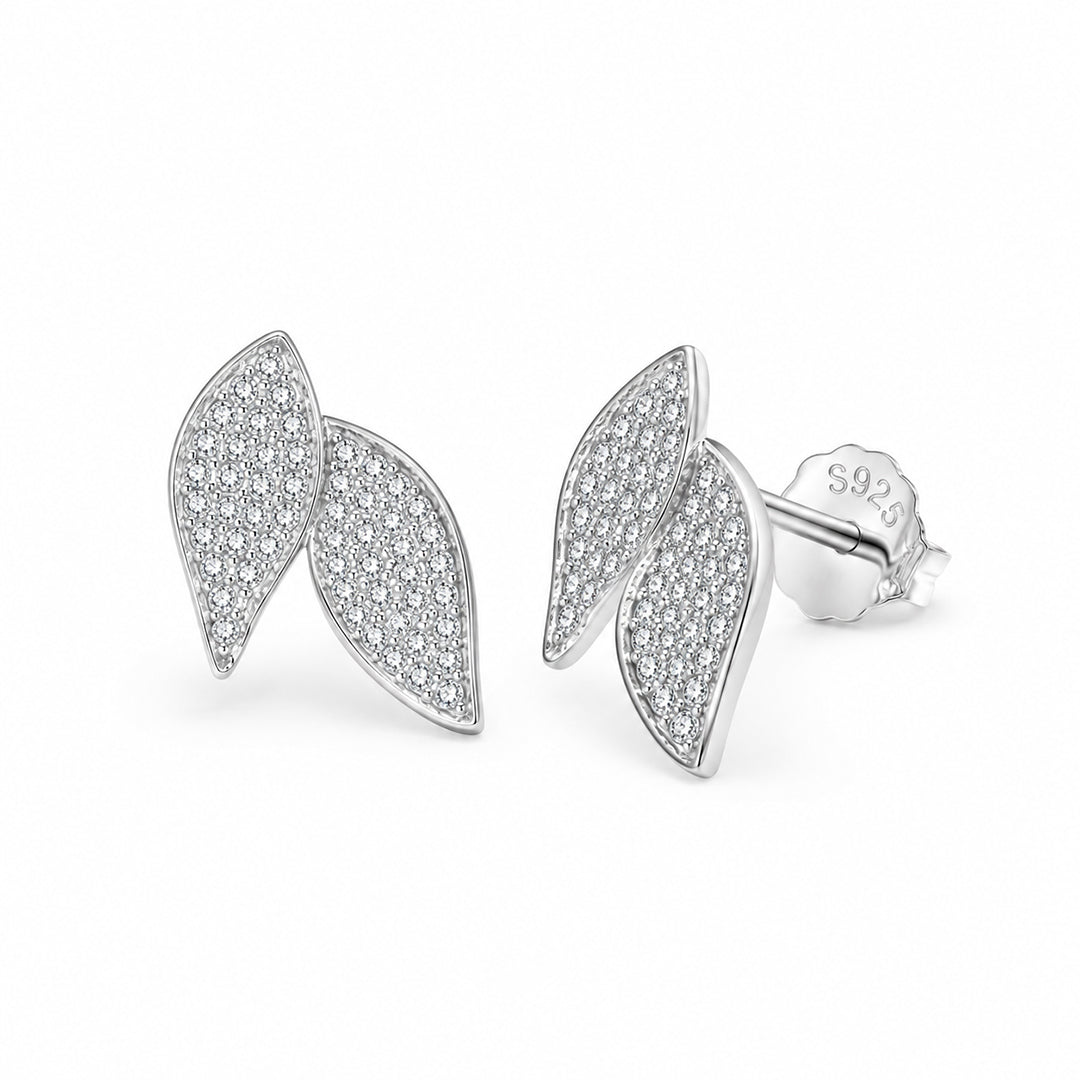 Leaf Sparkle Necklace Set