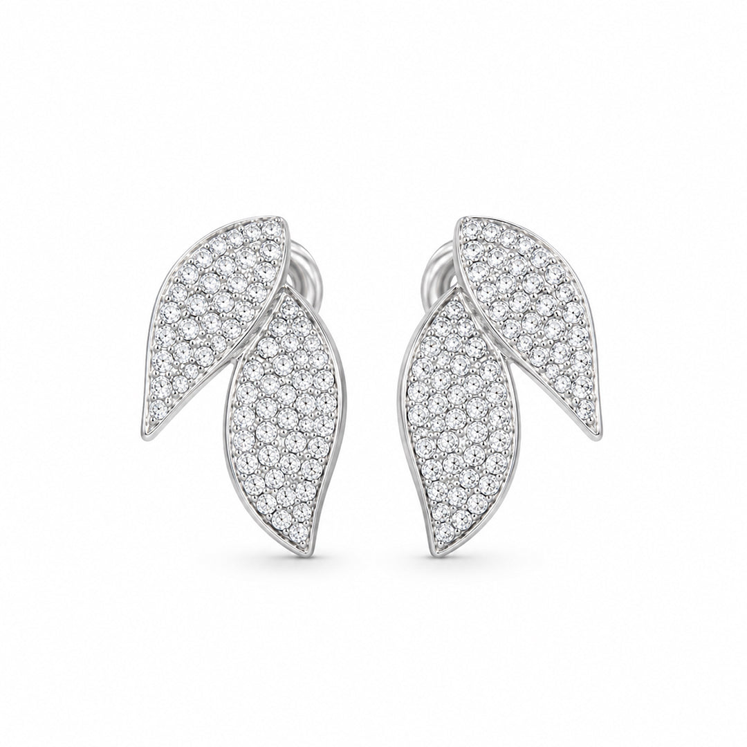 Leaf Sparkle Necklace Set