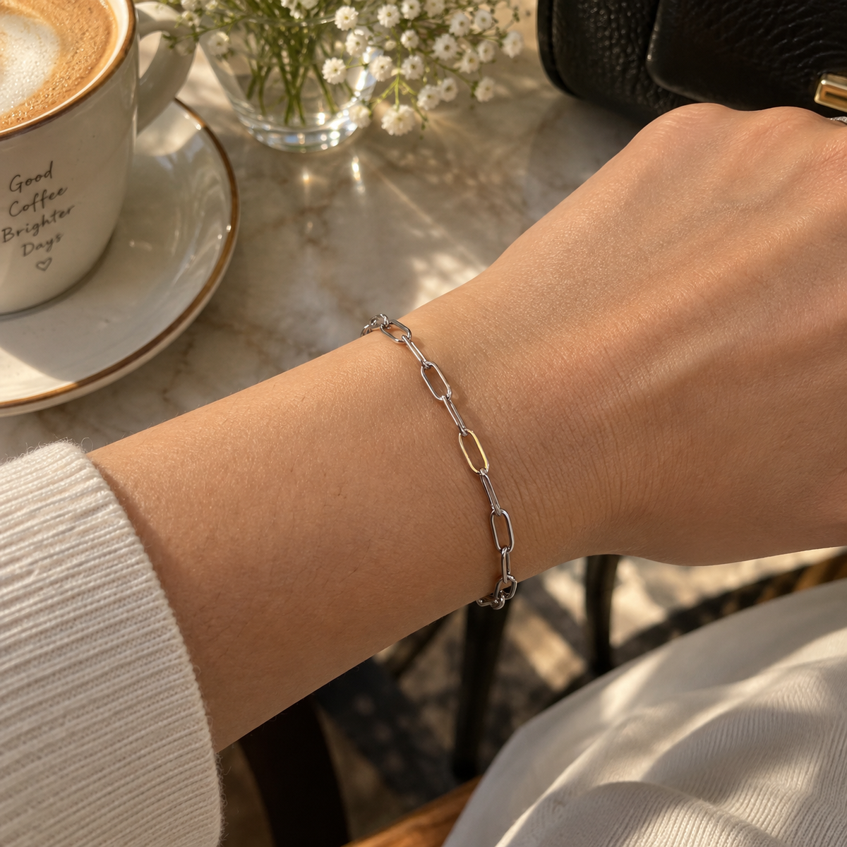 Paperclip Link Bracelet