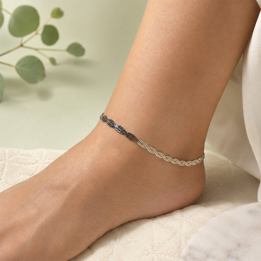 Luna Shine – Italian Silver Anklet