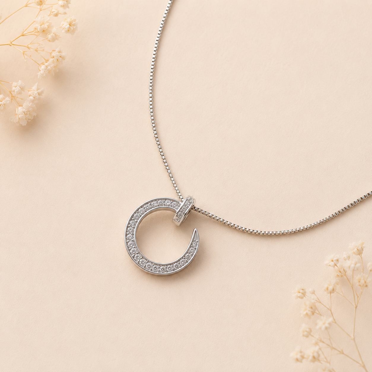 Luna Spark Pendant Necklace