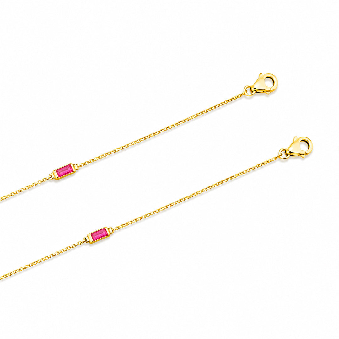 Magenta Line Anklet