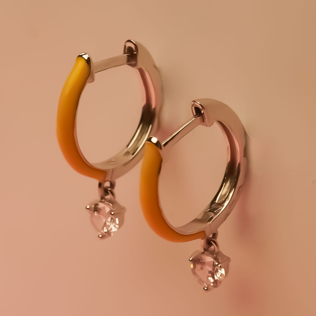 Marigold Glow Hoops