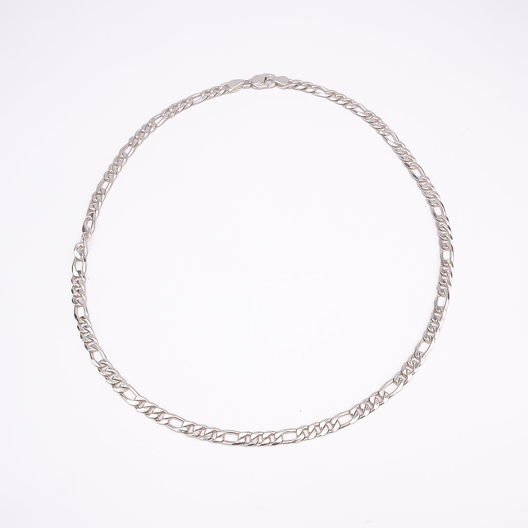 Men Silver Cuban Link Chain
