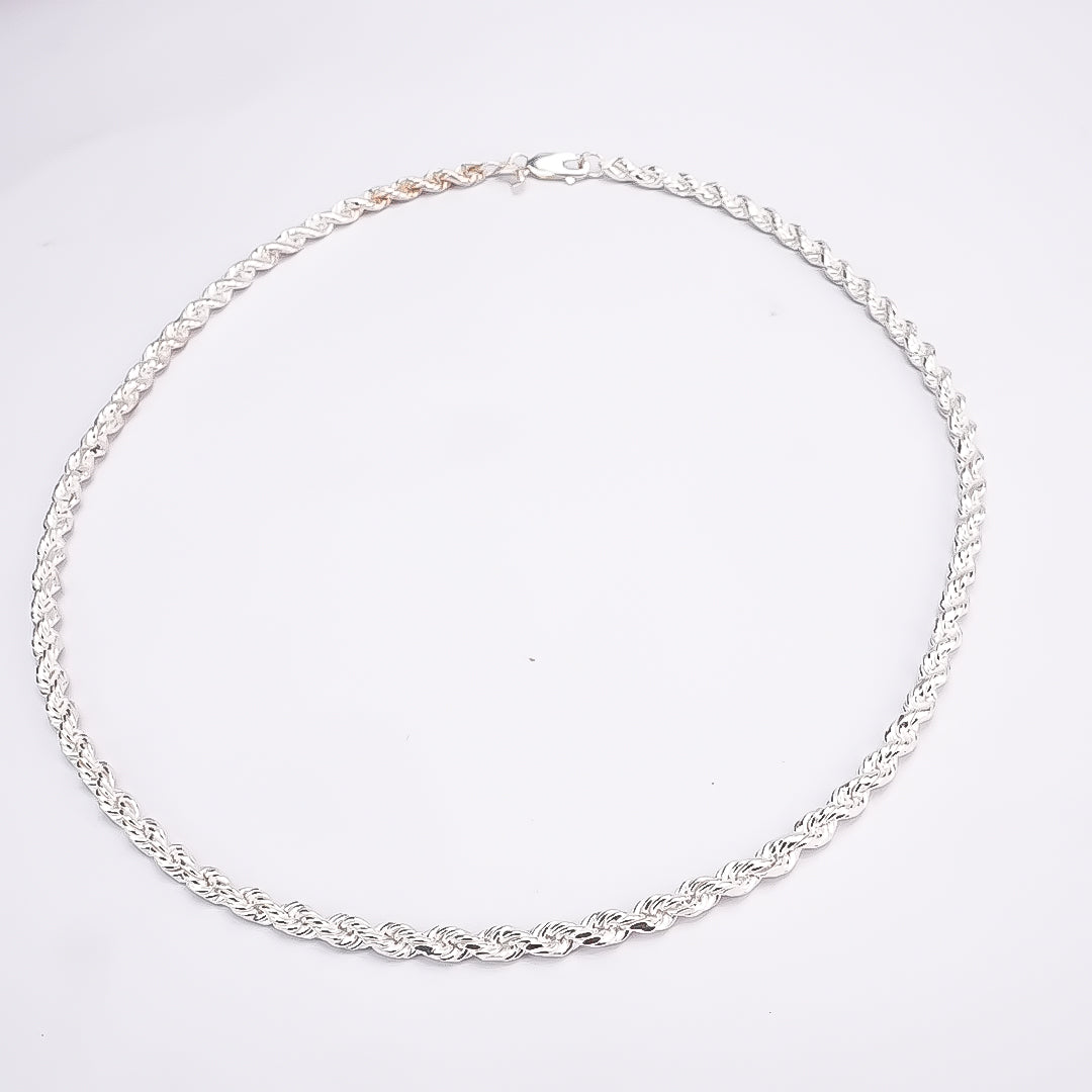 Heavy Twist Silver Chain