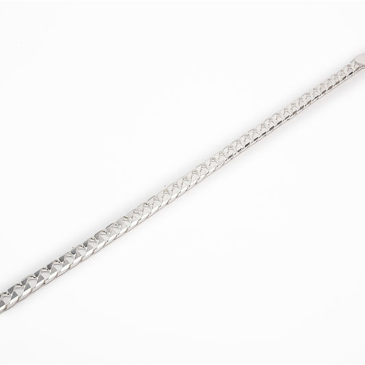 Men Sleek Box Chain Bracelet