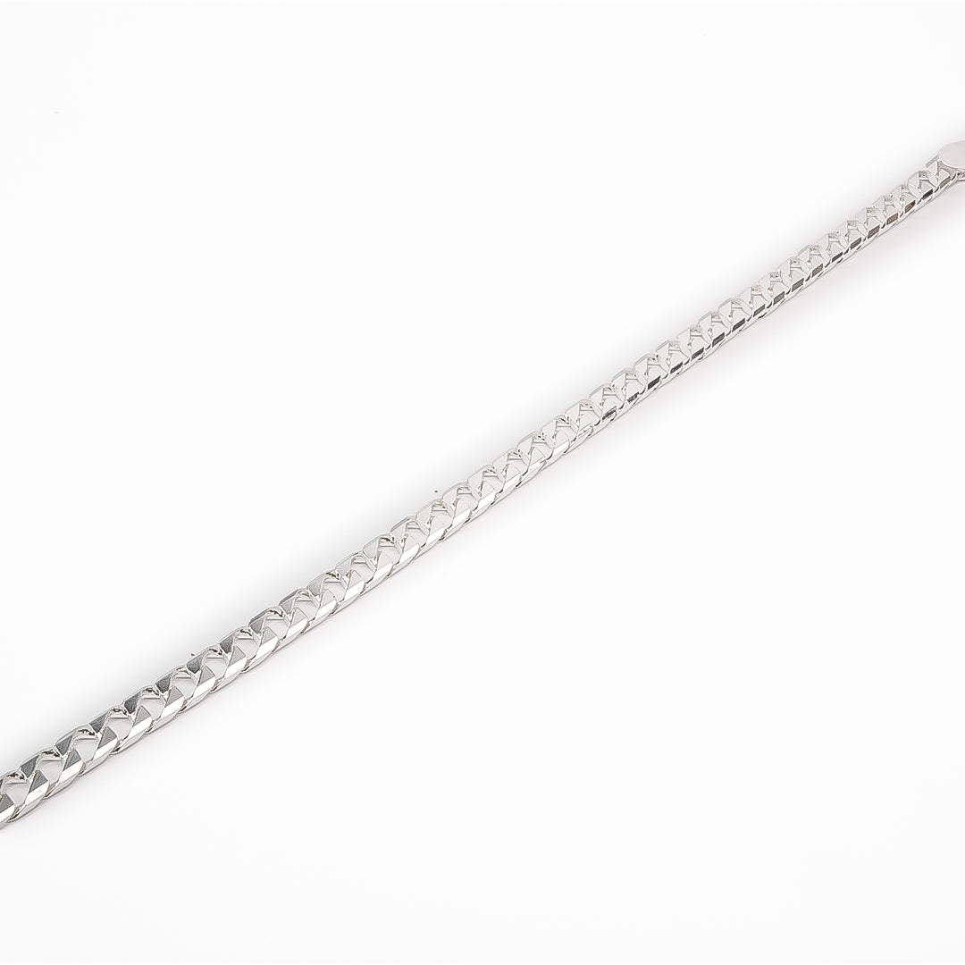 Men Sleek Box Chain Bracelet