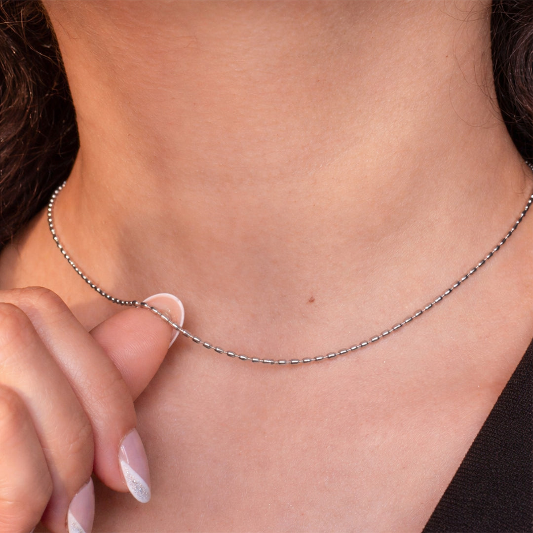 Milano Silk Beaded Chain