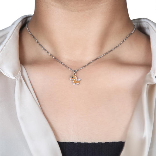 Mini Deer Pendant Pure 925 Silver