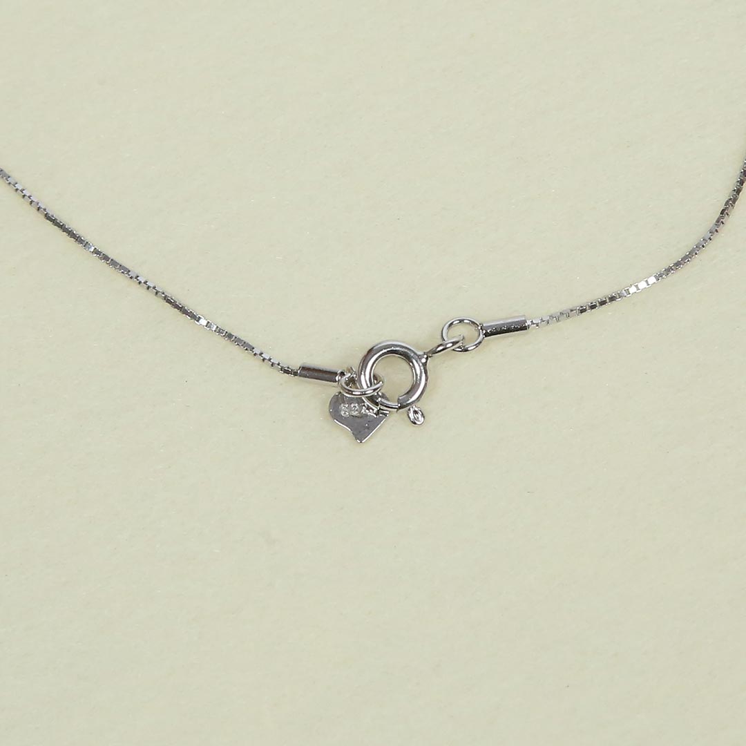 Eternal Heart Mini Pendant Necklace Pure 925 Silver