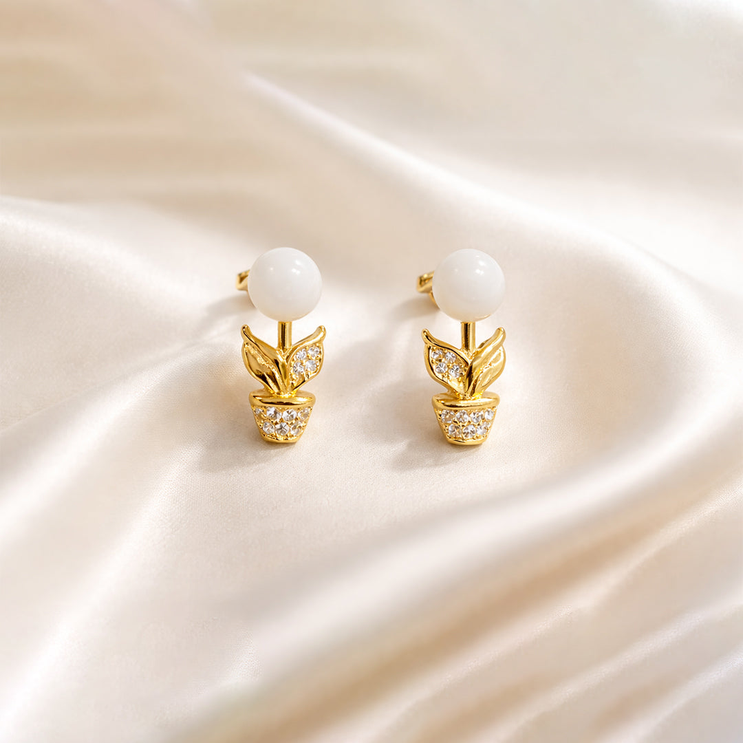 Mini Pearl Garden Studs