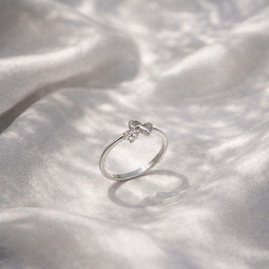 Mini Hearts Ring Pure 925 Silver